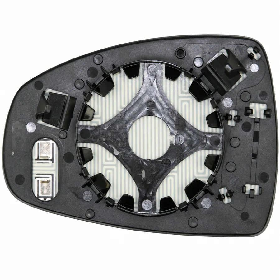 Audi A1 Left Heated Convex Clip-on Mirror Glass (2010–2019)