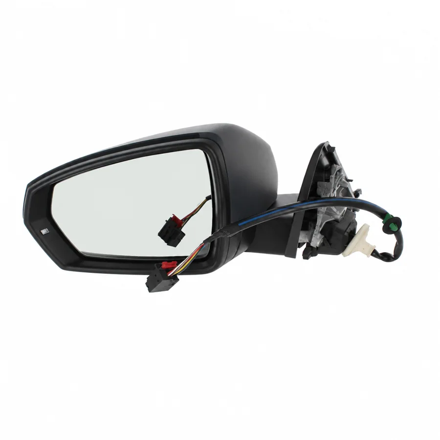 Audi A1 Left Heated Power Folding Complete Mirror Unit, Primed (2018–2026) — photograph 2