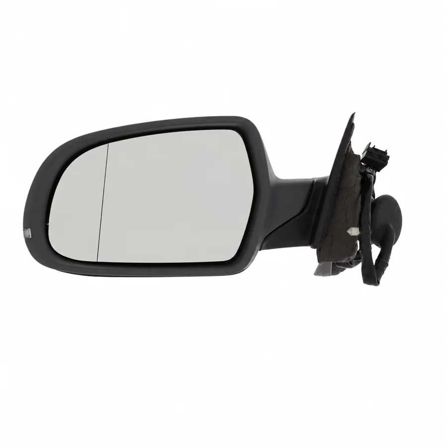 Audi A3 Left Heated Electric Complete Mirror Unit, Primed (2010–2013) — photograph 2