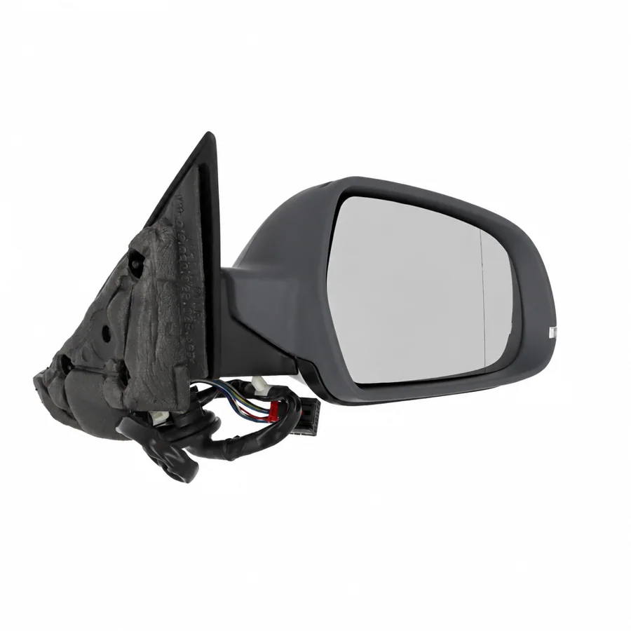 Audi A3 Right Heated Electric Complete Mirror Unit, Primed (2010–2013) — photograph 2