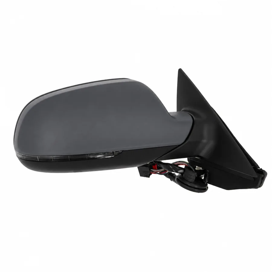Audi A3 Right Heated Electric Complete Mirror Unit, Primed (2010–2013)