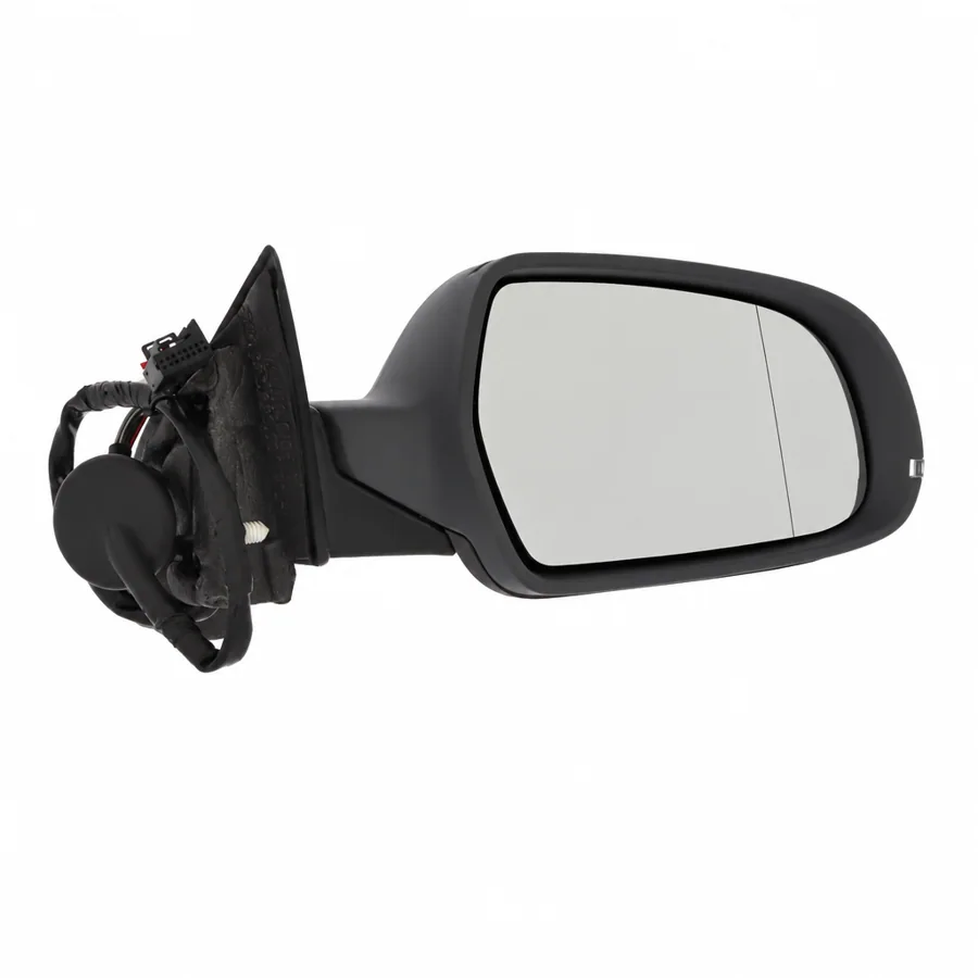 Audi A3 Right Heated Electric Complete Mirror Unit, Primed (2010–2013) — photograph 2