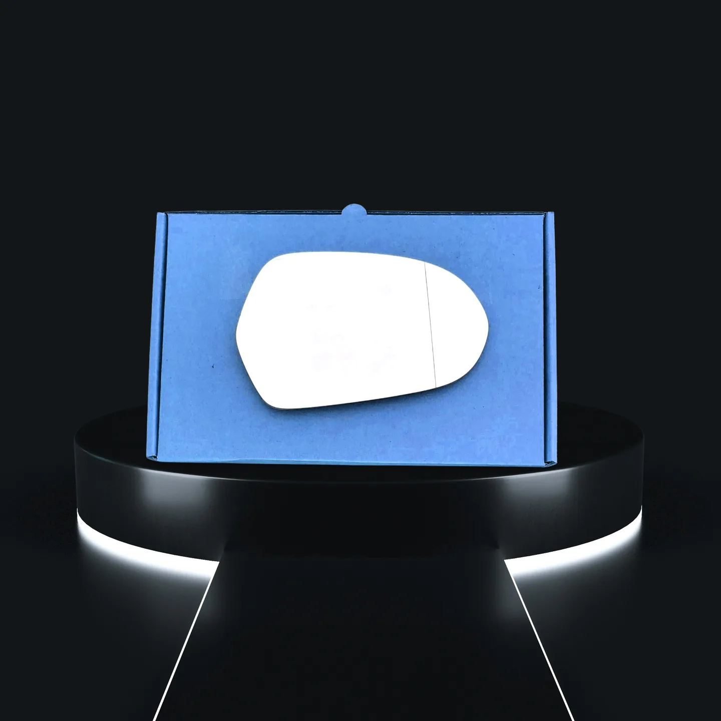 Audi A6 Right Wide Angle Stick-on Mirror Glass (2011–2018)