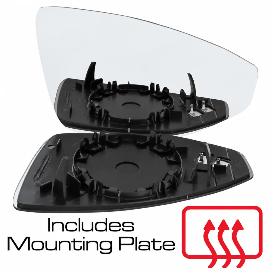 Audi A7 Right Heated Aspherical Mirror Glass (2018–2026)