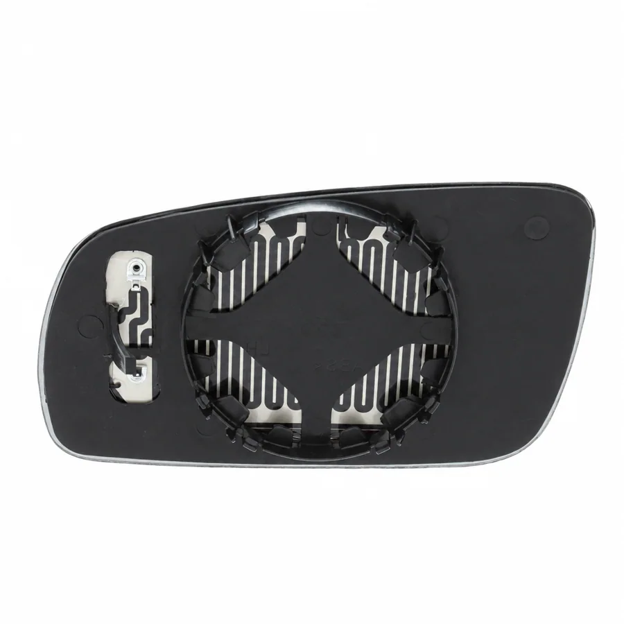 Audi A8 Right Heated Aspherical Clip-on Mirror Glass (1994–1999) — Blue Tinted — photograph 3