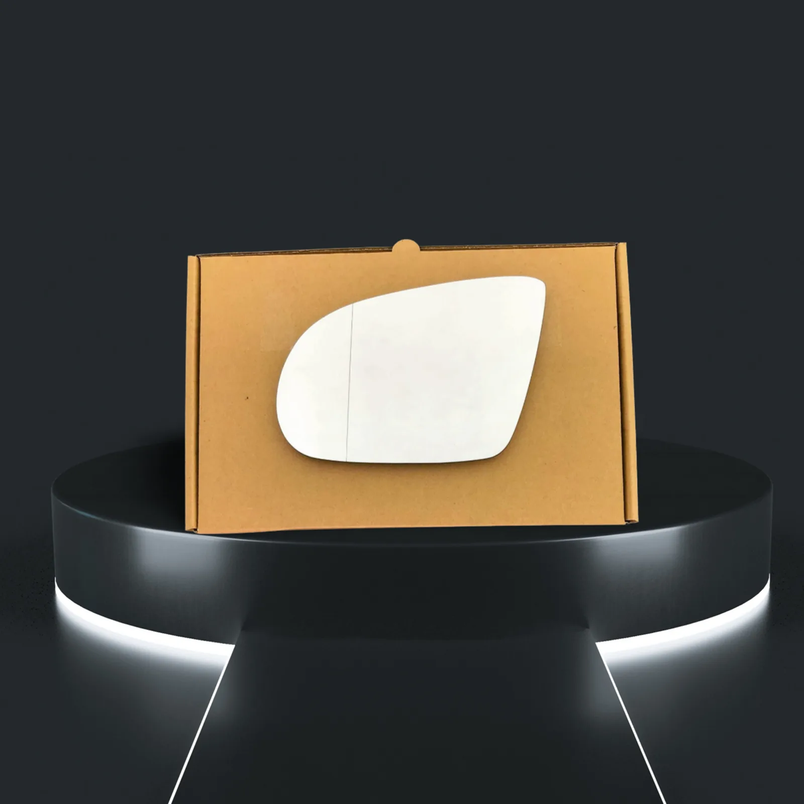 Audi A8 Left Convex Stick-on Mirror Glass (2011–2017)