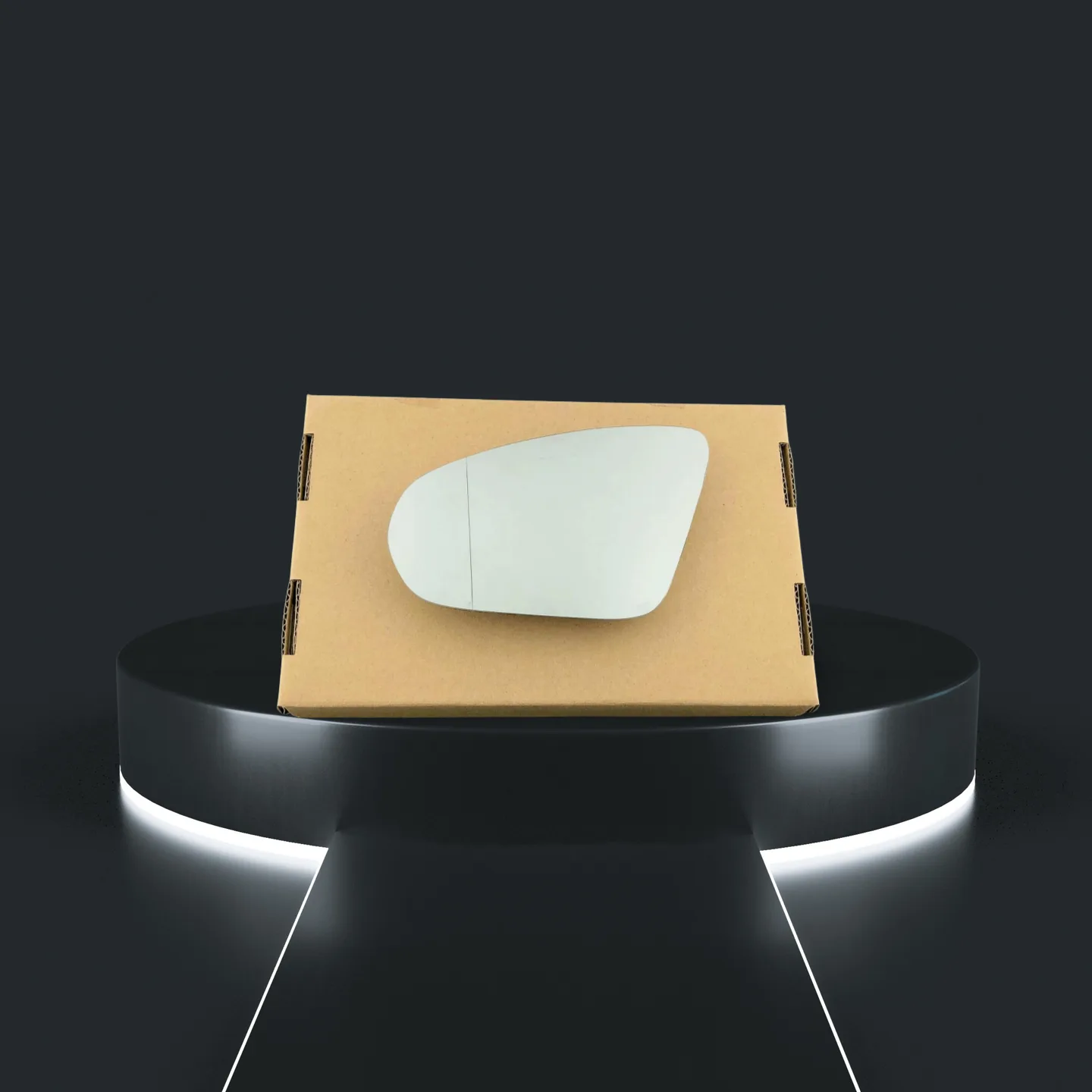 Audi Q3 Right Wide Angle Stick-on Mirror Glass (2018–2024)