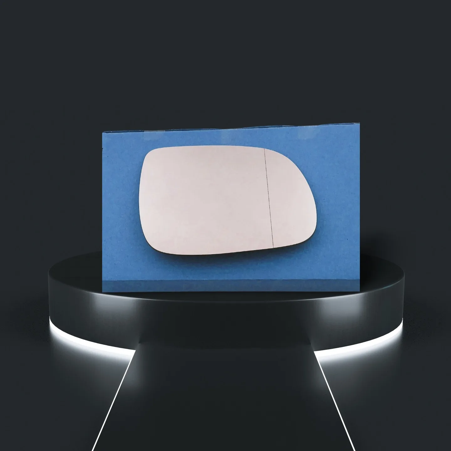Audi Q7 Right Wide Angle Stick-on Mirror Glass (2010–2014)