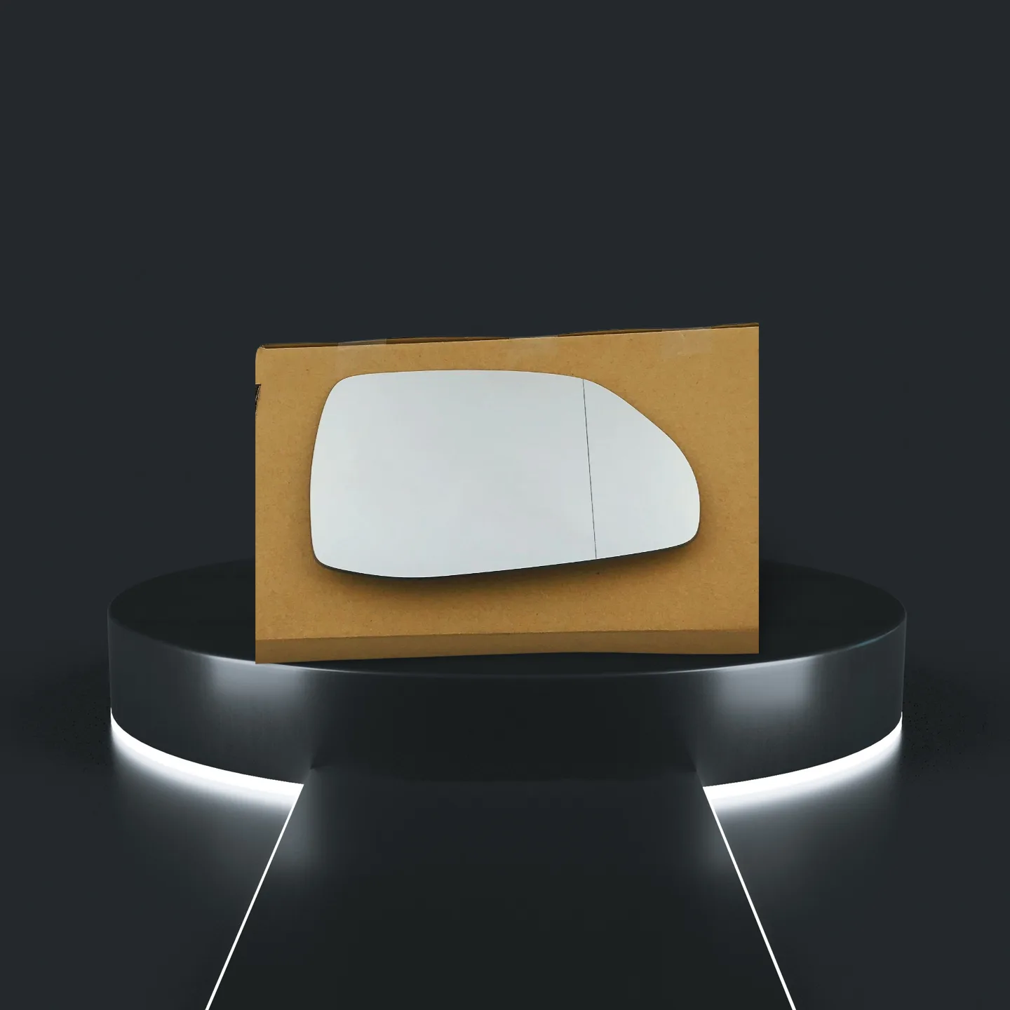 Audi Q7 Right Wide Angle Stick-on Mirror Glass (2015–2024)