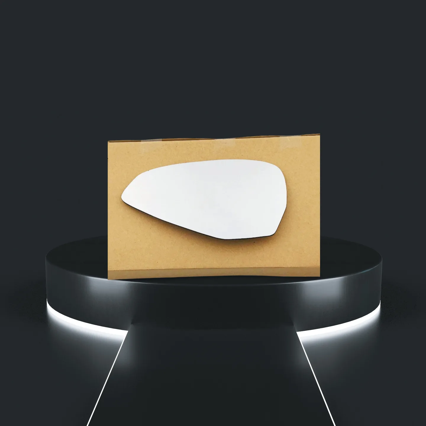 Audi RS4 Left Convex Stick-on Mirror Glass (2016–2024)