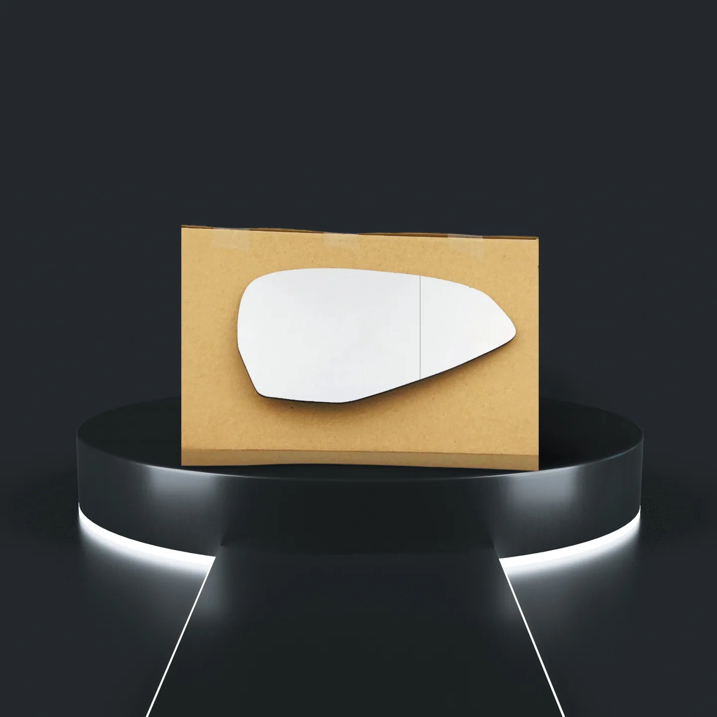 Audi RS5 Right Wide Angle Stick-on Mirror Glass (2017–2020)