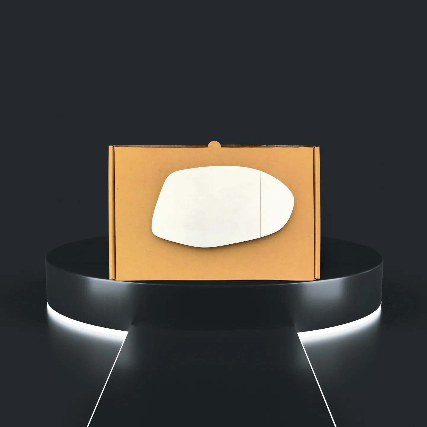 Audi RS7 Right Wide Angle Stick-on Mirror Glass (2013–2018)