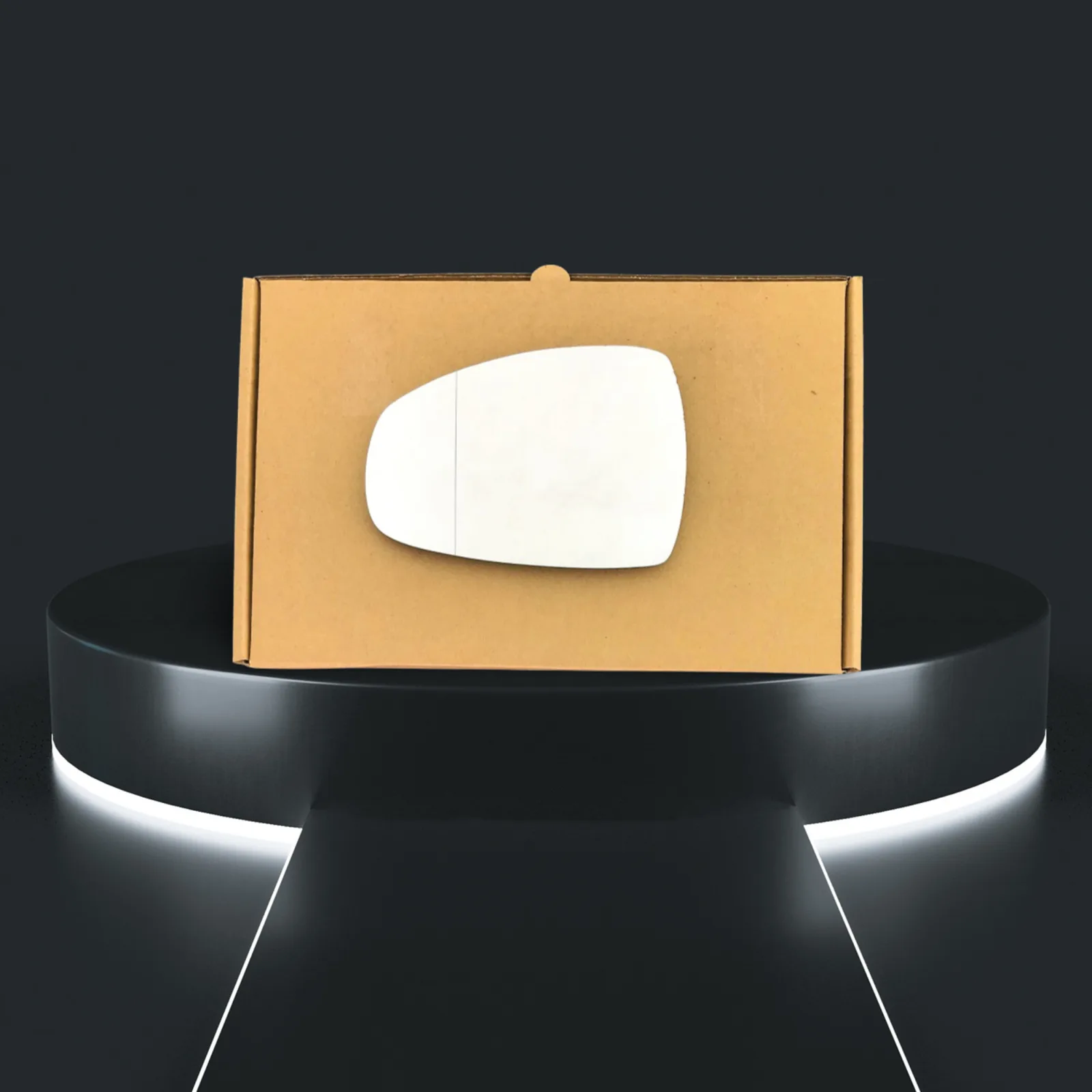 Audi S1 Left Convex Stick-on Mirror Glass (2014–2024)