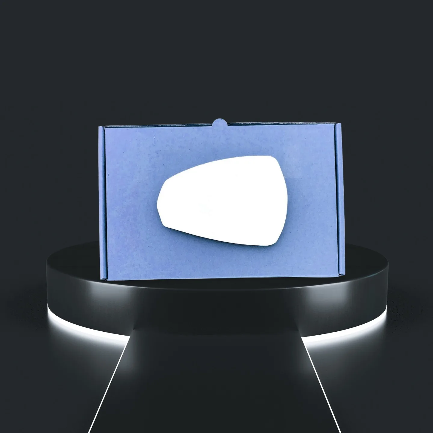 Audi S3 Left Wide Angle Stick-on Mirror Glass (2013–2019)