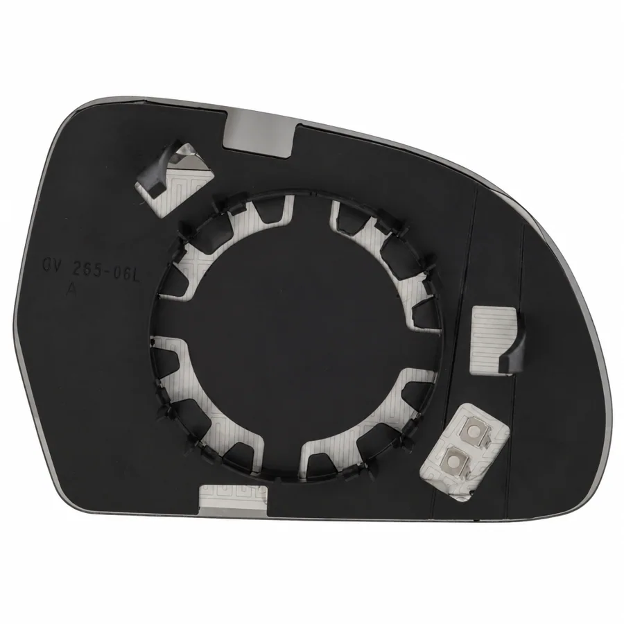 Audi S8 Left Heated Convex Clip-on Mirror Glass (2008–2010) — photograph 3
