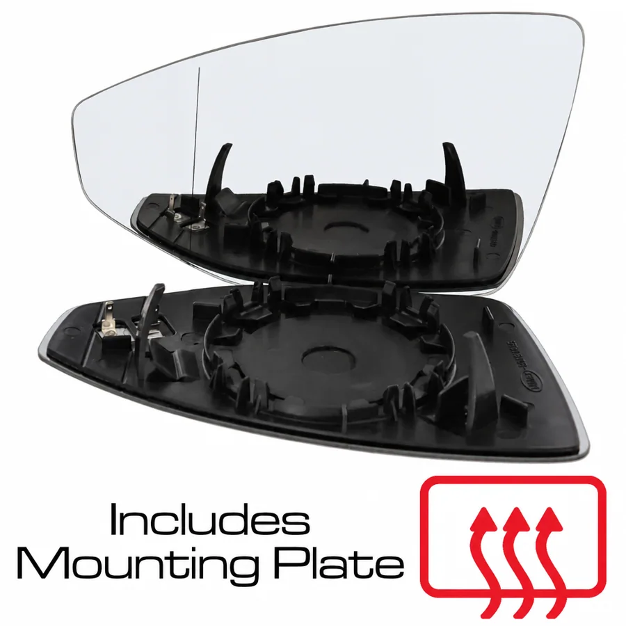 Audi S8 Left Heated Aspherical Mirror Glass (2020–2026)