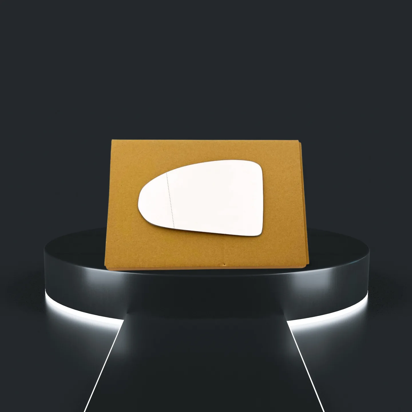 Audi TT Left Wide Angle Stick-on Mirror Glass (2014–2024)