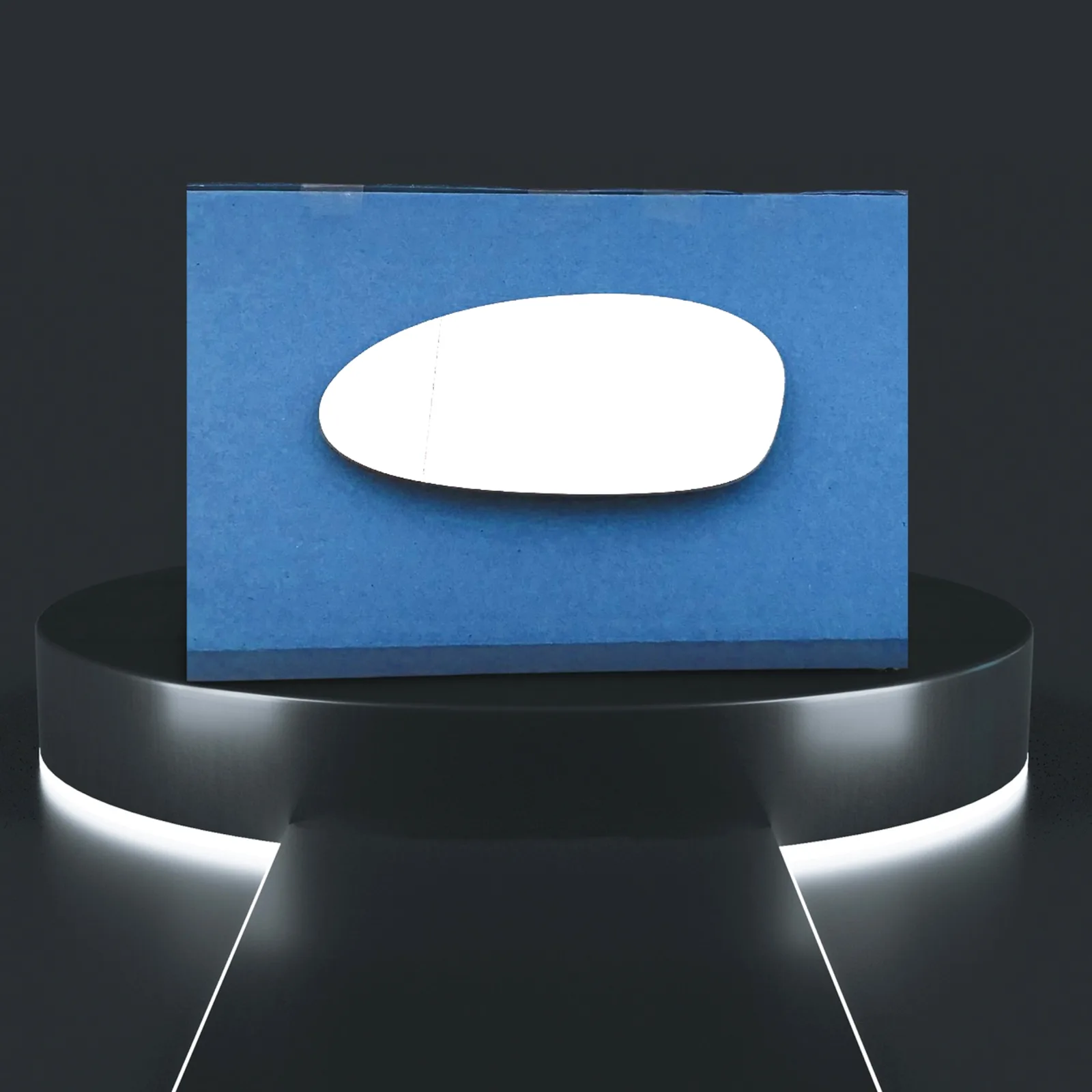 BMW 1 Series Left Wide Angle Stick-on Mirror Glass (2003–2009)