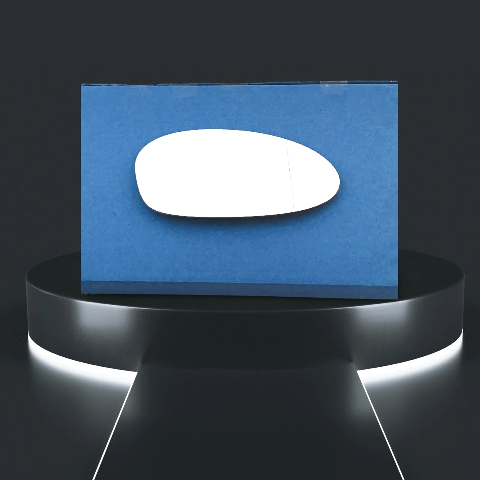 BMW 1 Series Right Convex Stick-on Mirror Glass (2003–2009)