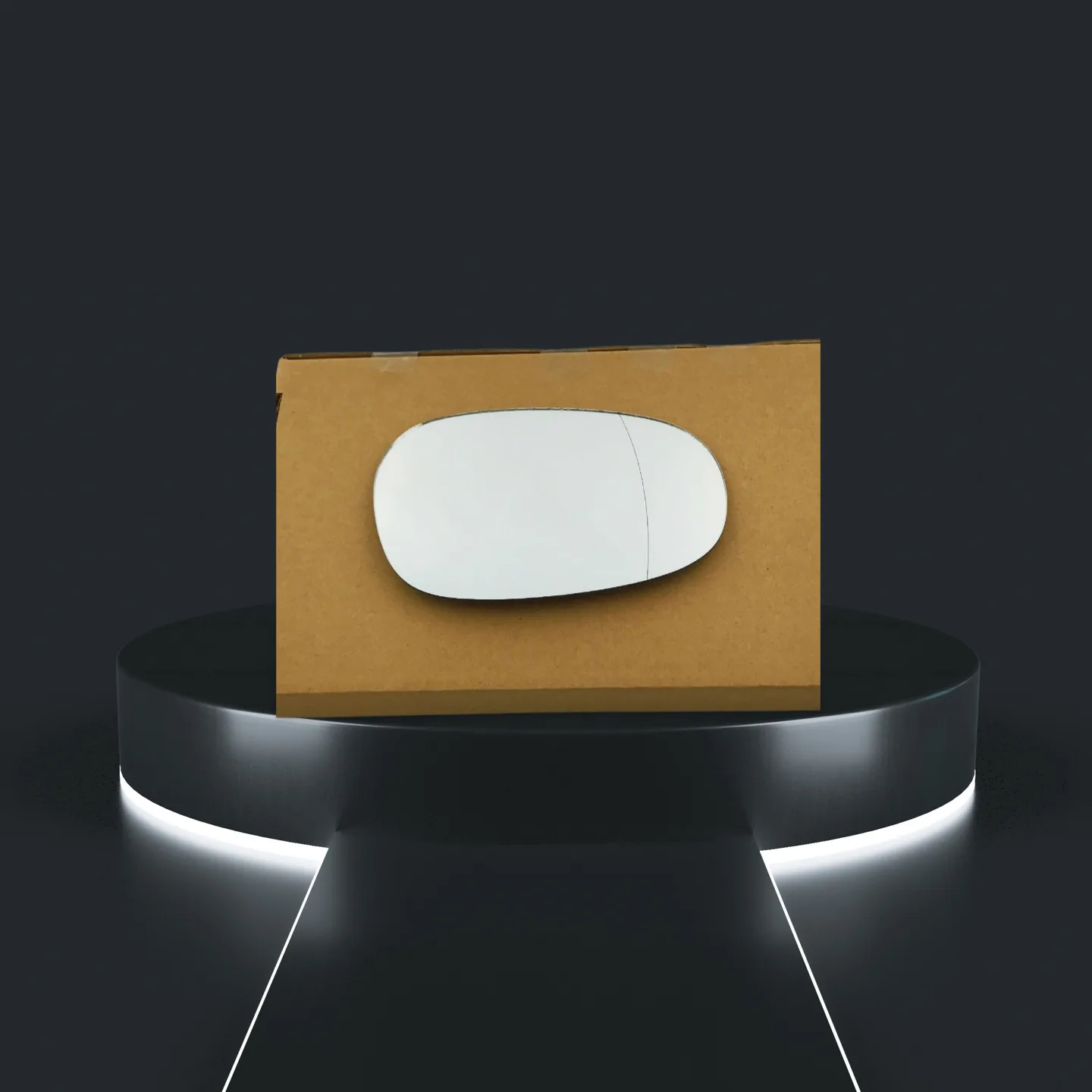 BMW 1 Series Right Wide Angle Stick-on Mirror Glass (2010–2013)