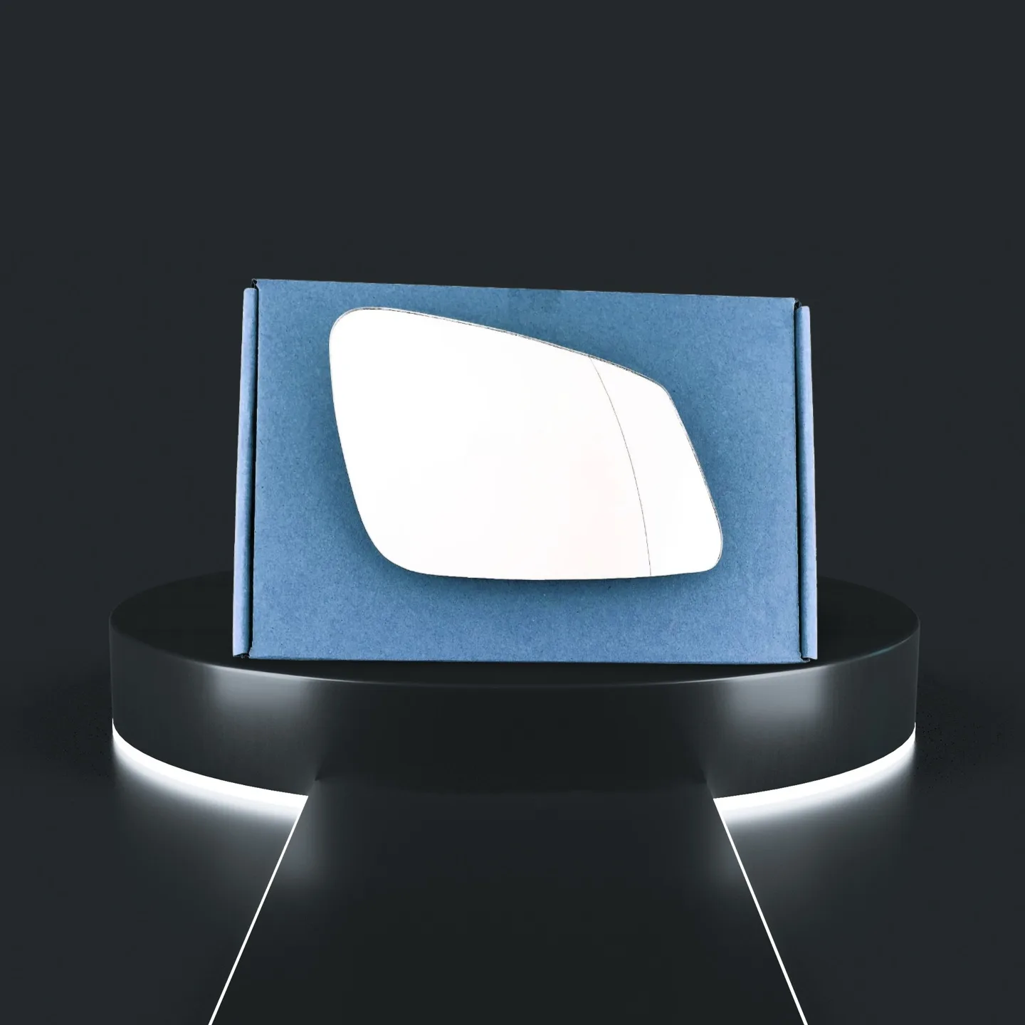 BMW 3 Series Right Wide Angle Stick-on Mirror Glass (2012–2018)