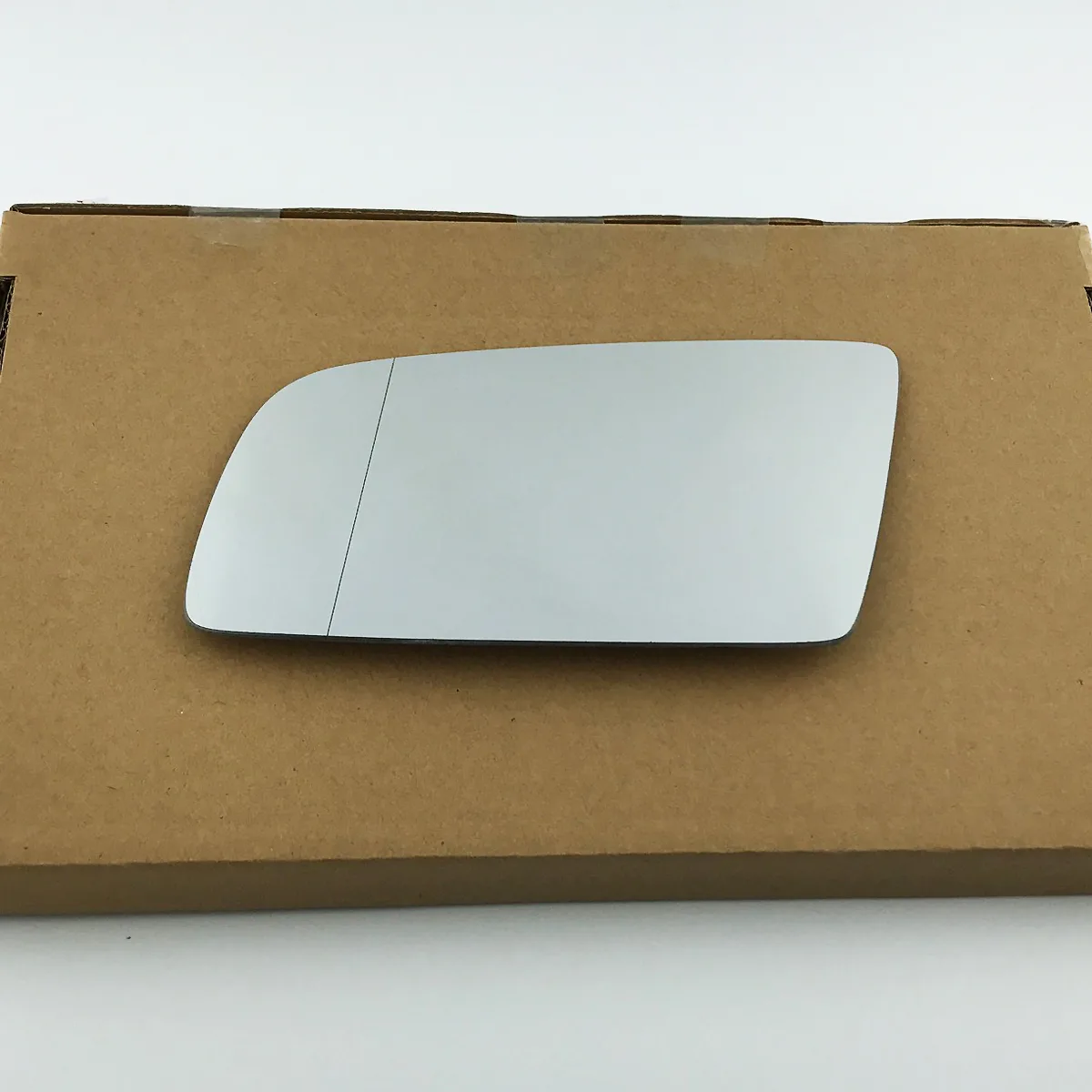 BMW 5 Series Left Wide Angle Stick-on Mirror Glass (2003–2009)
