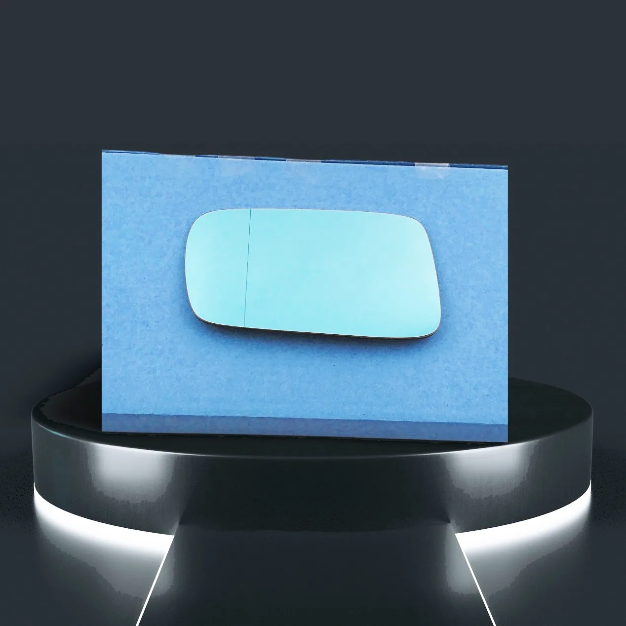 BMW 7 Series Left Wide Angle Stick-on Mirror Glass (2001–2008)