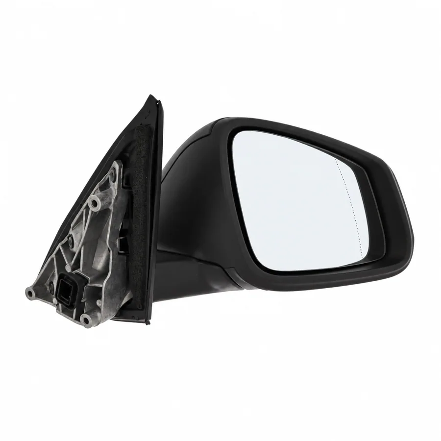 BMW X1 Right Heated Power Folding Complete Mirror Unit, Primed (2015–2023) — photograph 2