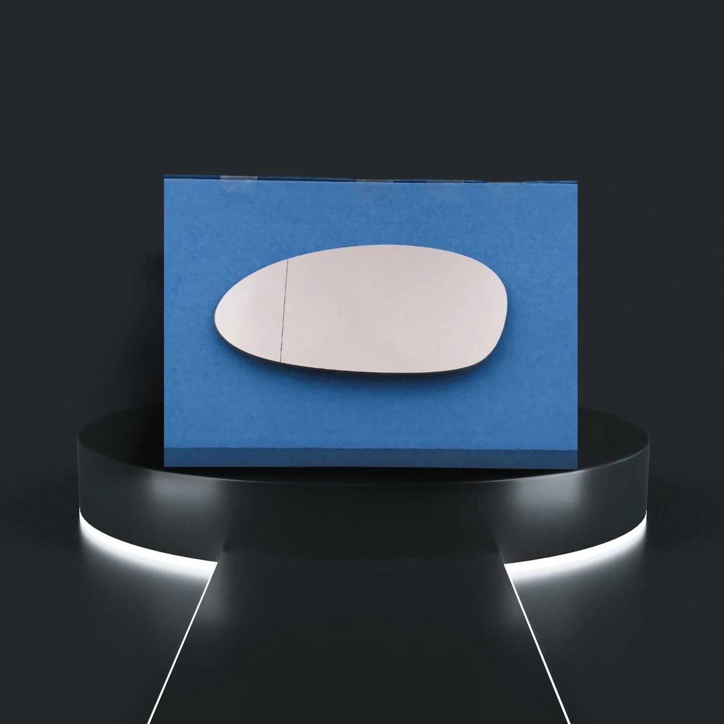 BMW Z4 Left Wide Angle Stick-on Mirror Glass (2002–2008)