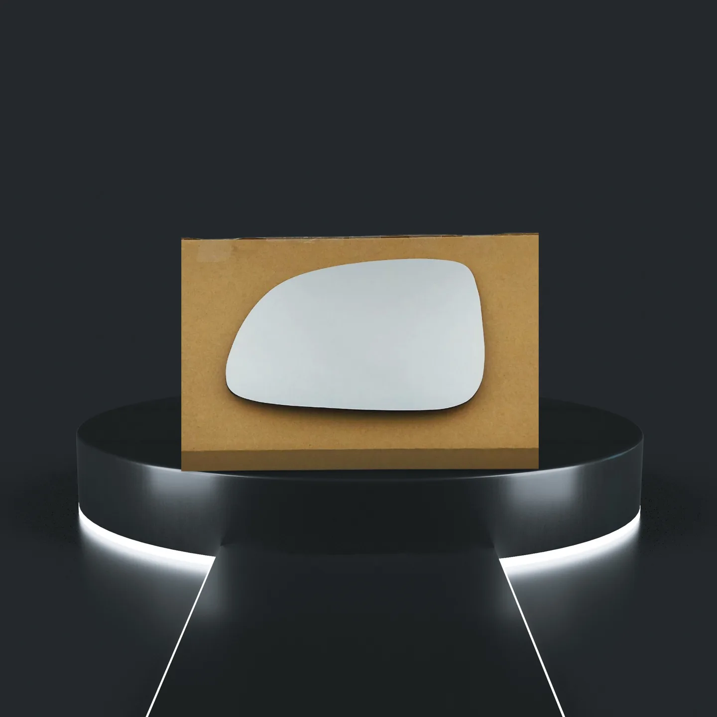 Chevrolet Captiva Left Convex Stick-on Mirror Glass (2011–2016)
