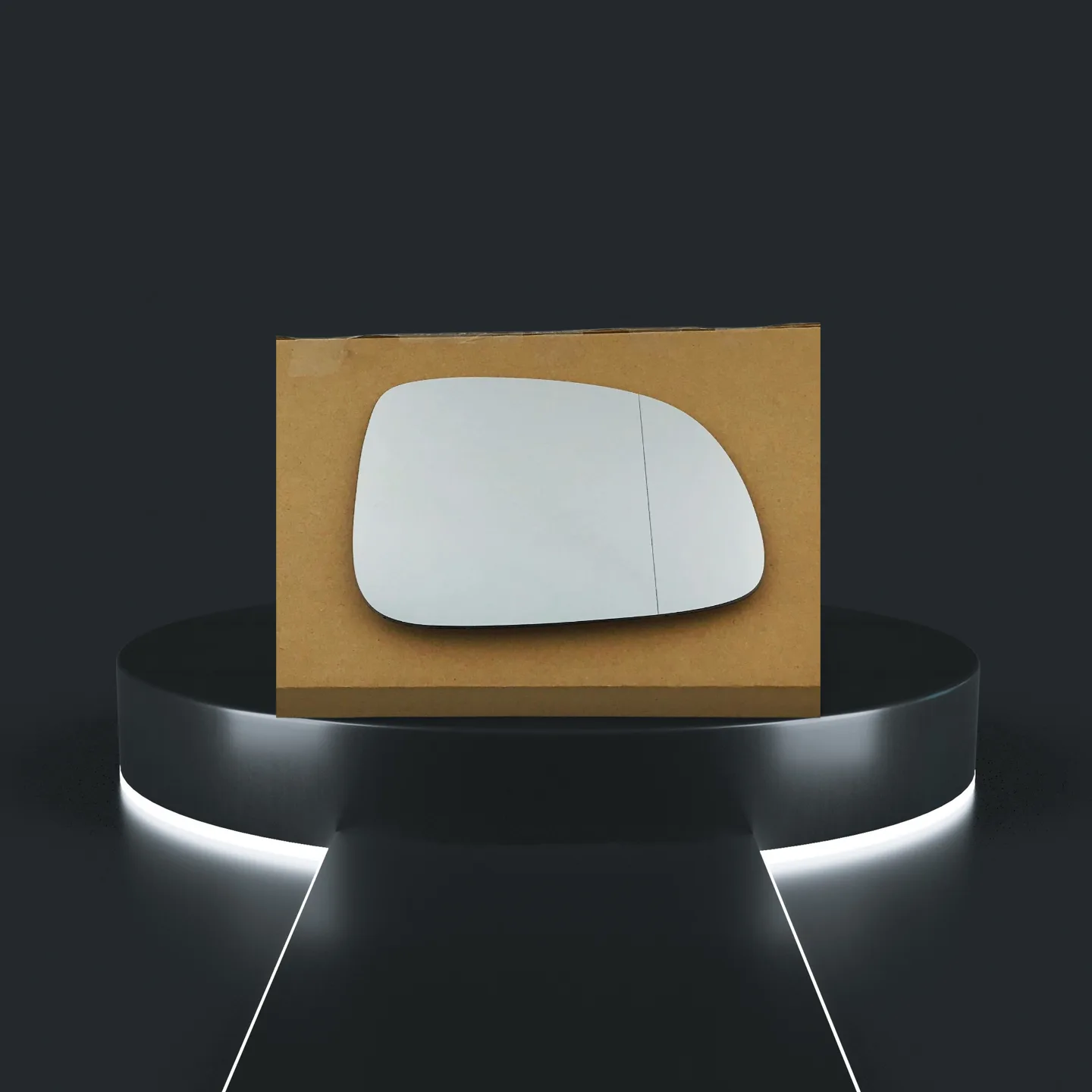 Chevrolet Captiva Right Wide Angle Stick-on Mirror Glass (2011–2016)