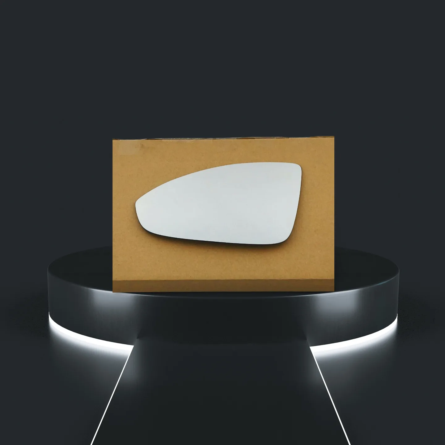 Chevrolet Cruze Left Convex Stick-on Mirror Glass (2009–2015)