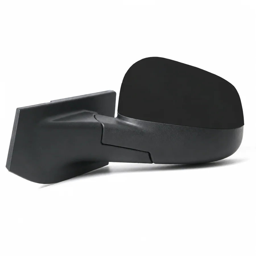 Chevrolet Spark Left Heated Electric Complete Mirror Unit, Paintable - Black (2009–2015)