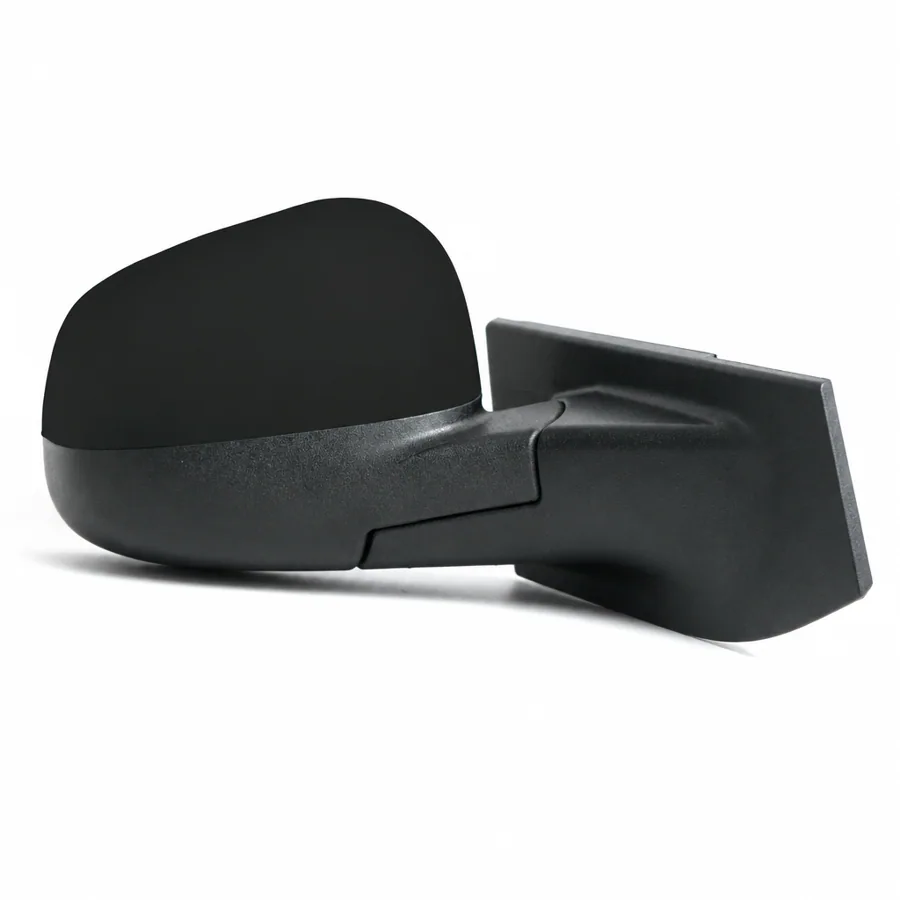 Chevrolet Spark Right Heated Electric Complete Mirror Unit, Paintable - Black (2009–2015)
