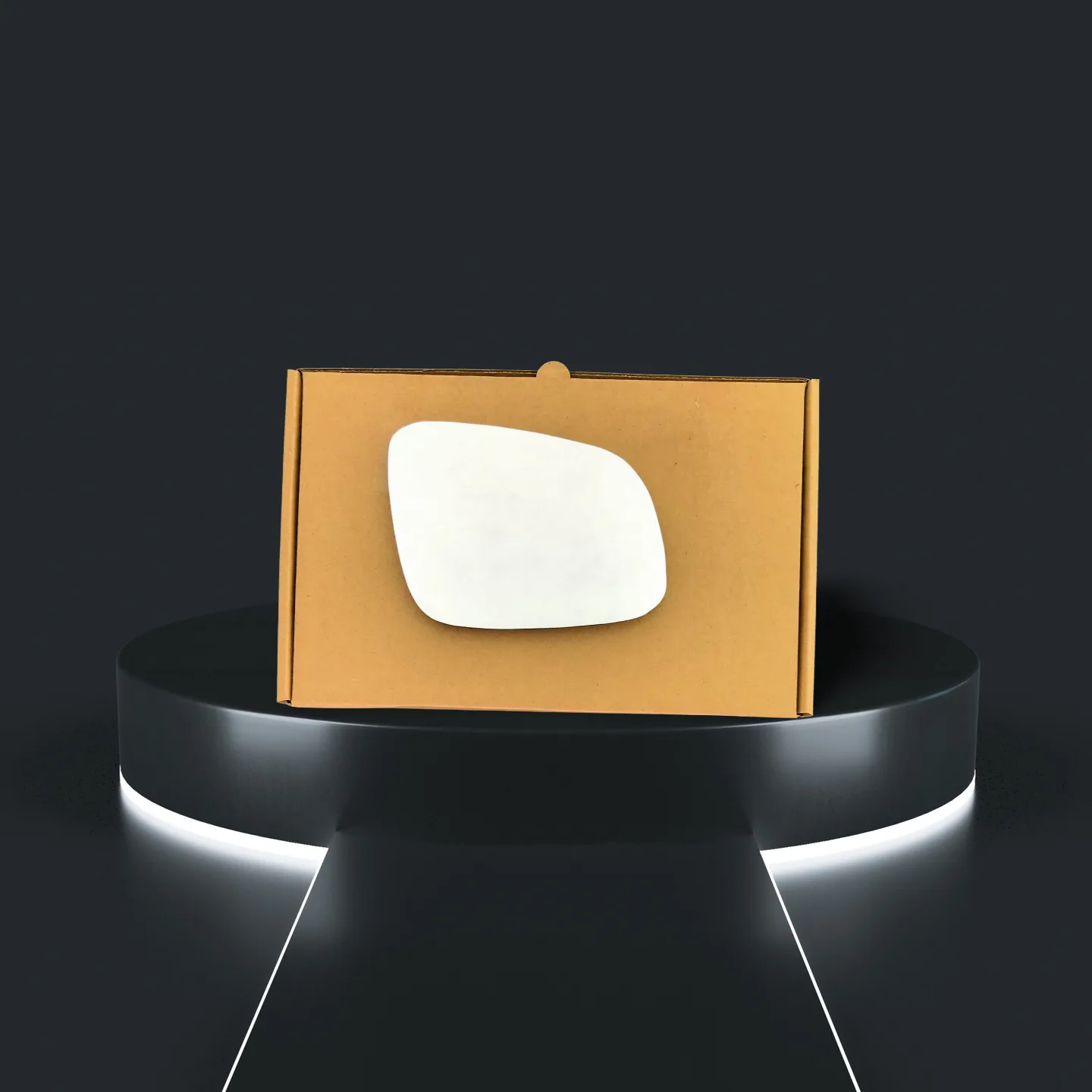 Chevrolet Spark Right Convex Stick-on Mirror Glass (2009–2016)