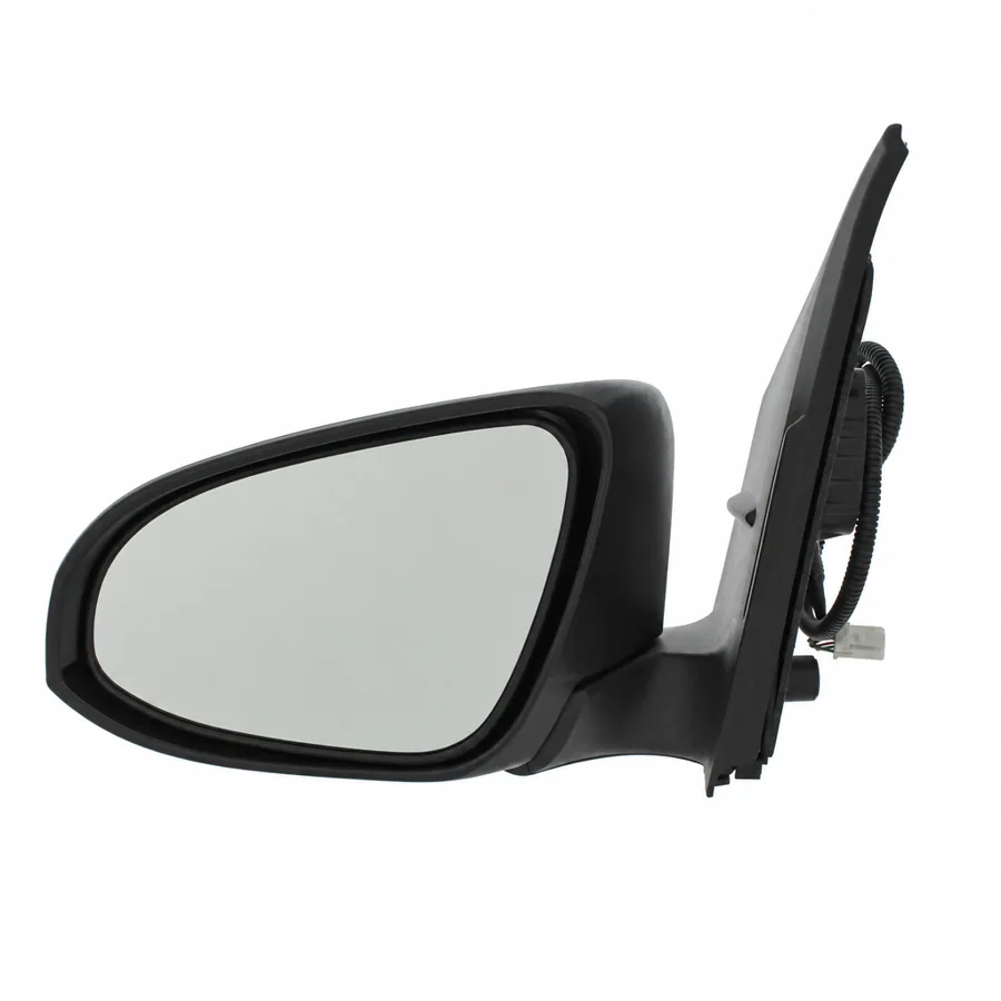 Citroen C1 Left Heated Electric Complete Mirror Unit, Paintable - Black (2014–2022) — photograph 3