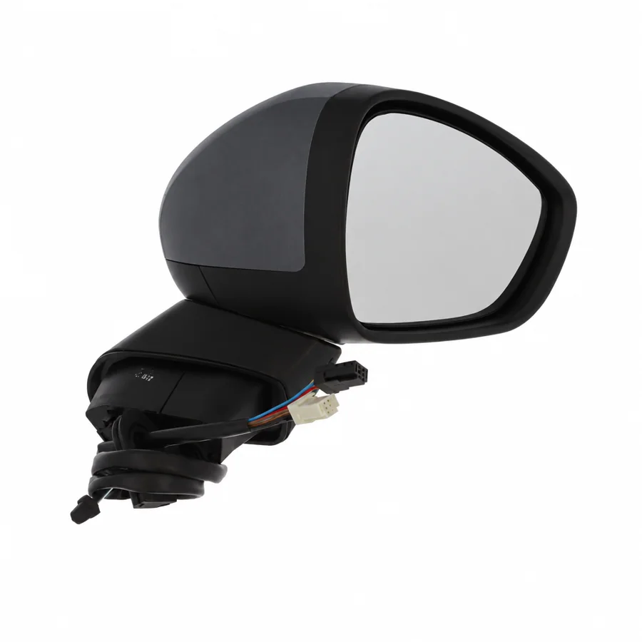 Citroen C3 Right Electric Complete Mirror Unit (2010–2017) — Black Arm & Primed Cover — photograph 2