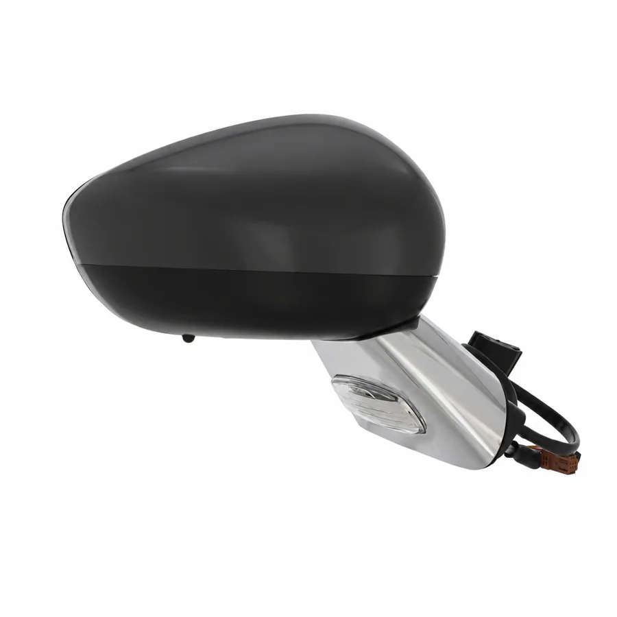 Citroen C3 Right Electric Complete Mirror Unit (2010–2017) — Chrome Arm & Primed Cover