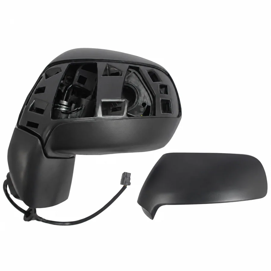 Citroen C3 Picasso Left Electric Complete Mirror Unit, Black (2009–2018)