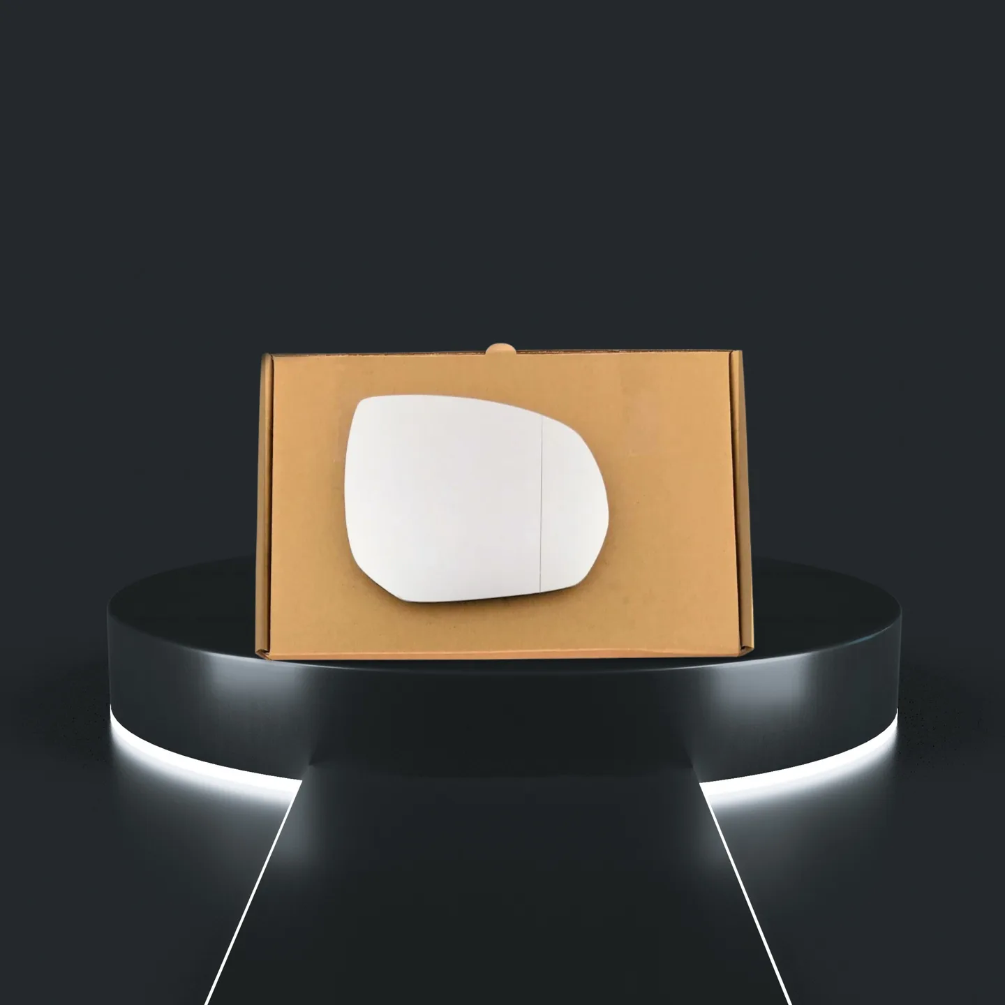 Citroen C3 Picasso Right Convex Stick-on Mirror Glass (2009–2018)