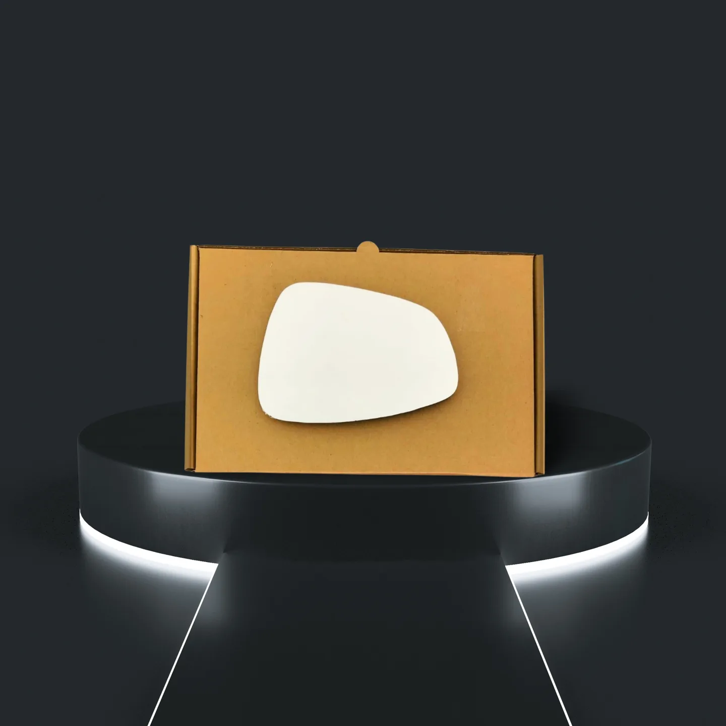 Citroen C3 Left Convex Stick-on Mirror Glass (2011–2017)