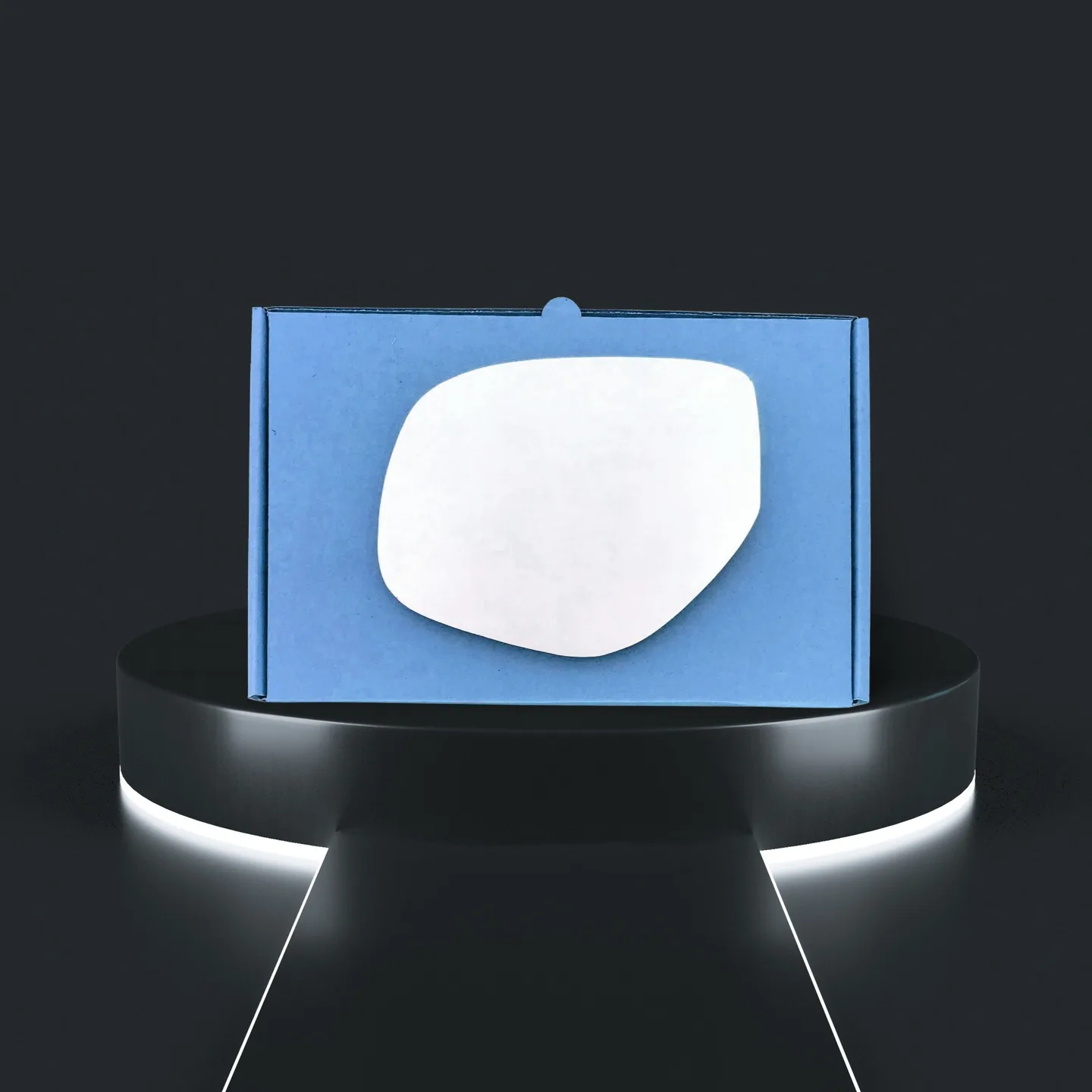 Citroen C4 Aircross Left Convex Stick-on Mirror Glass (2013–2024)