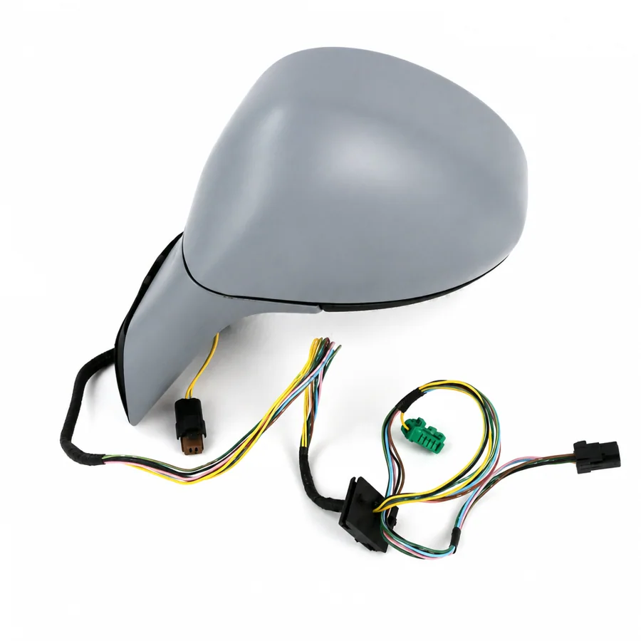 Citroen C4 Left Heated Electric Complete Mirror Unit (2004–2009)