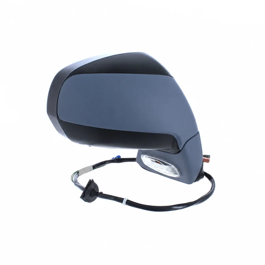 Citroen C4 Grand Picasso Right Heated Power Folding Complete Mirror Unit, Paintable - Black (2007–2014)