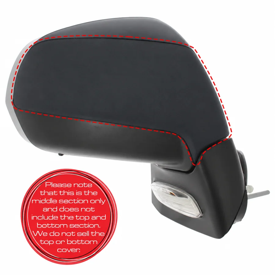 Citroen C4 Grand Picasso Right Black - Textured Mirror Cover (2007–2014)