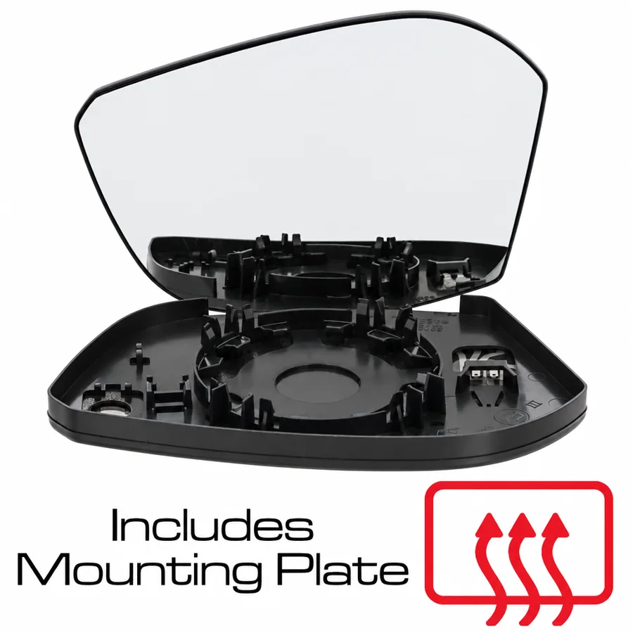 Citroen C4 Left Heated Convex Mirror Glass (2020 onwards)