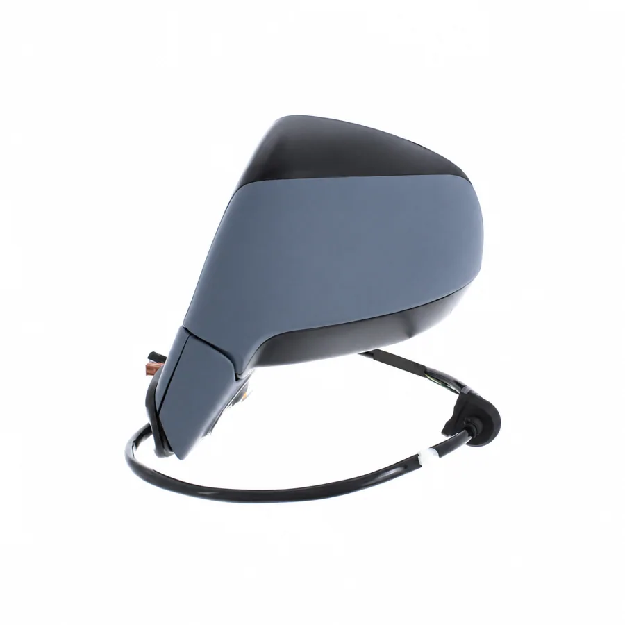 Citroen C4 Picasso Left Heated Power Folding Complete Mirror Unit, Paintable - Black (2006–2013)
