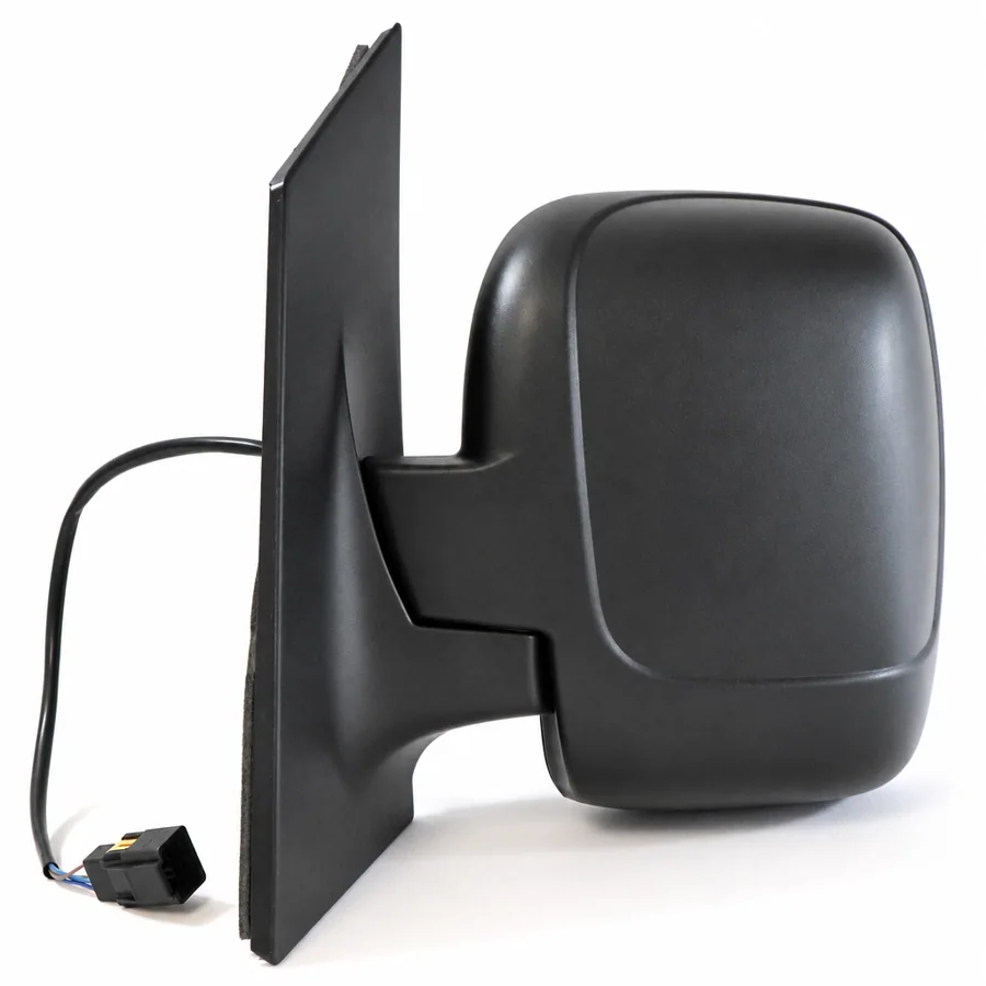 Citroen Dispatch Left Heated Electric Complete Mirror Unit, Black (2007–2017) — Single Glass