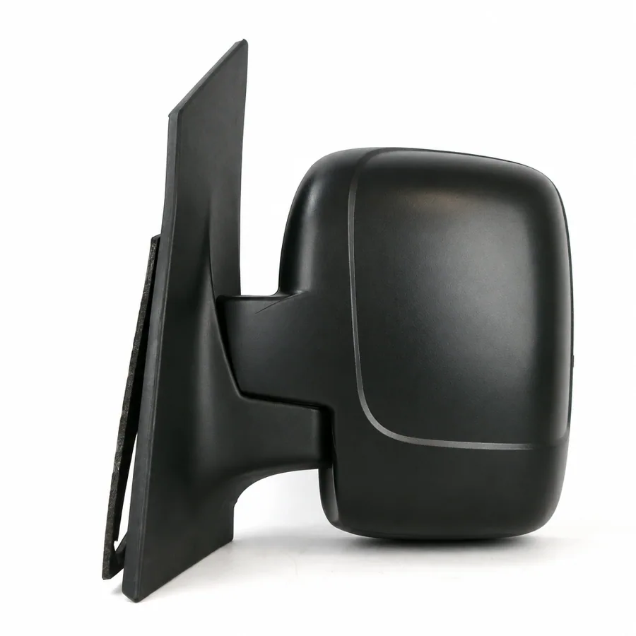 Citroen Dispatch Left Complete Mirror Unit, Black (2007–2017) — Single Glass