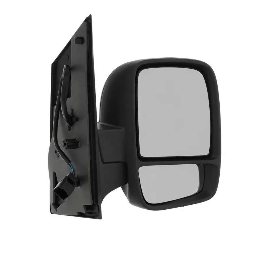 Citroen Dispatch Right Heated Electric Complete Mirror Unit, Black (2007–2017) — Twin Glass — photograph 3